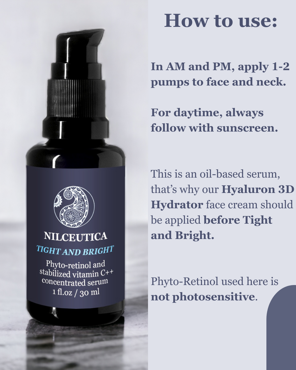Tight & Bright Phyto-Retinol + Vitamin C Face Serum