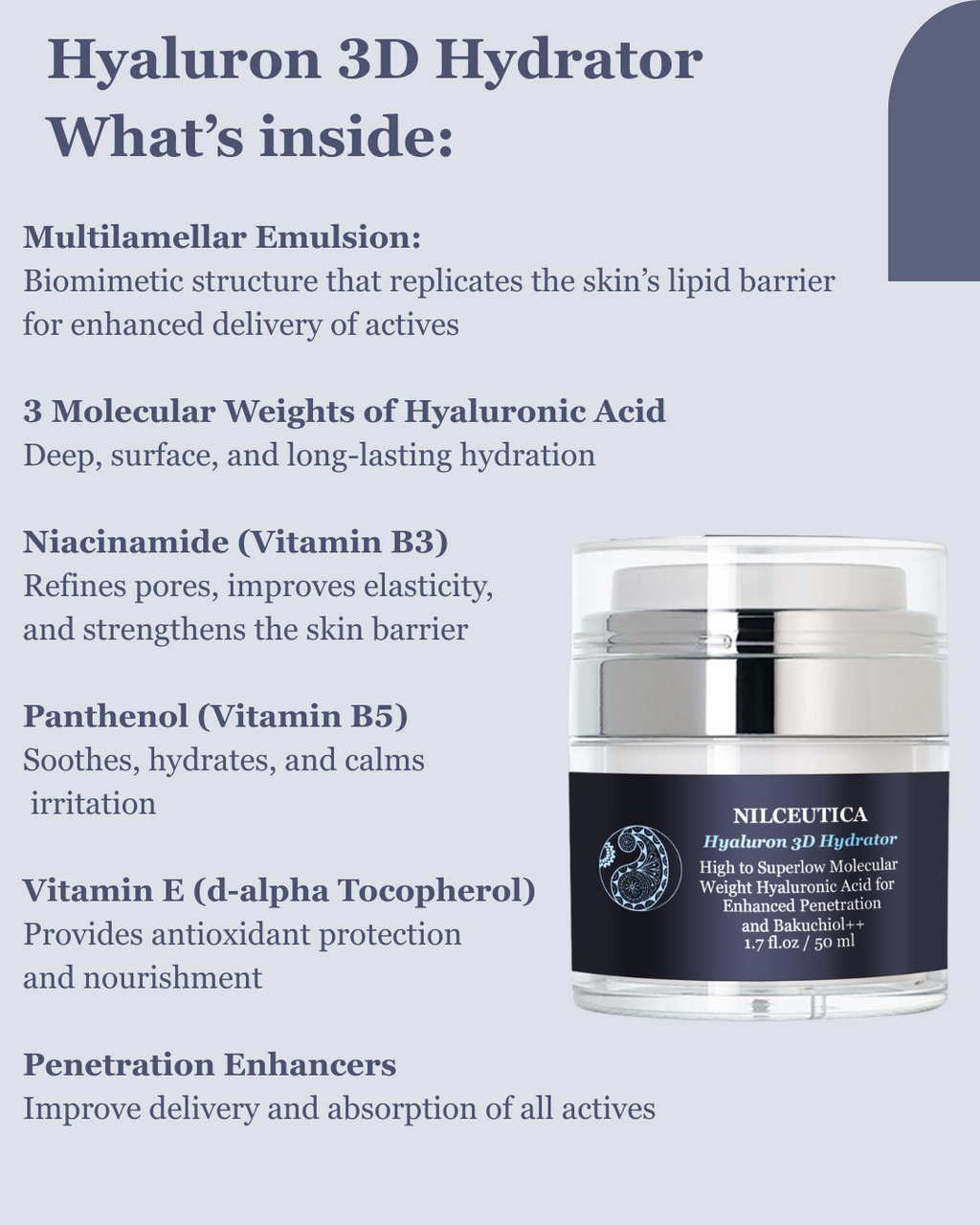 Hyaluron 3D Hydrator Face & Neck Cream-Serum