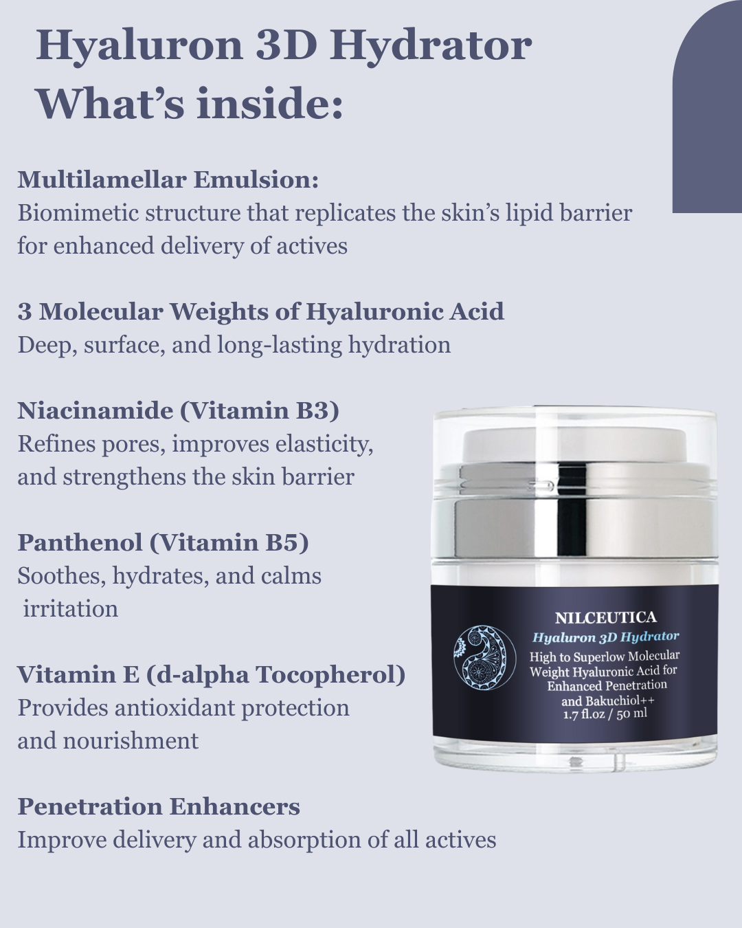Hyaluron 3D Hydrator Face & Neck Cream-Serum