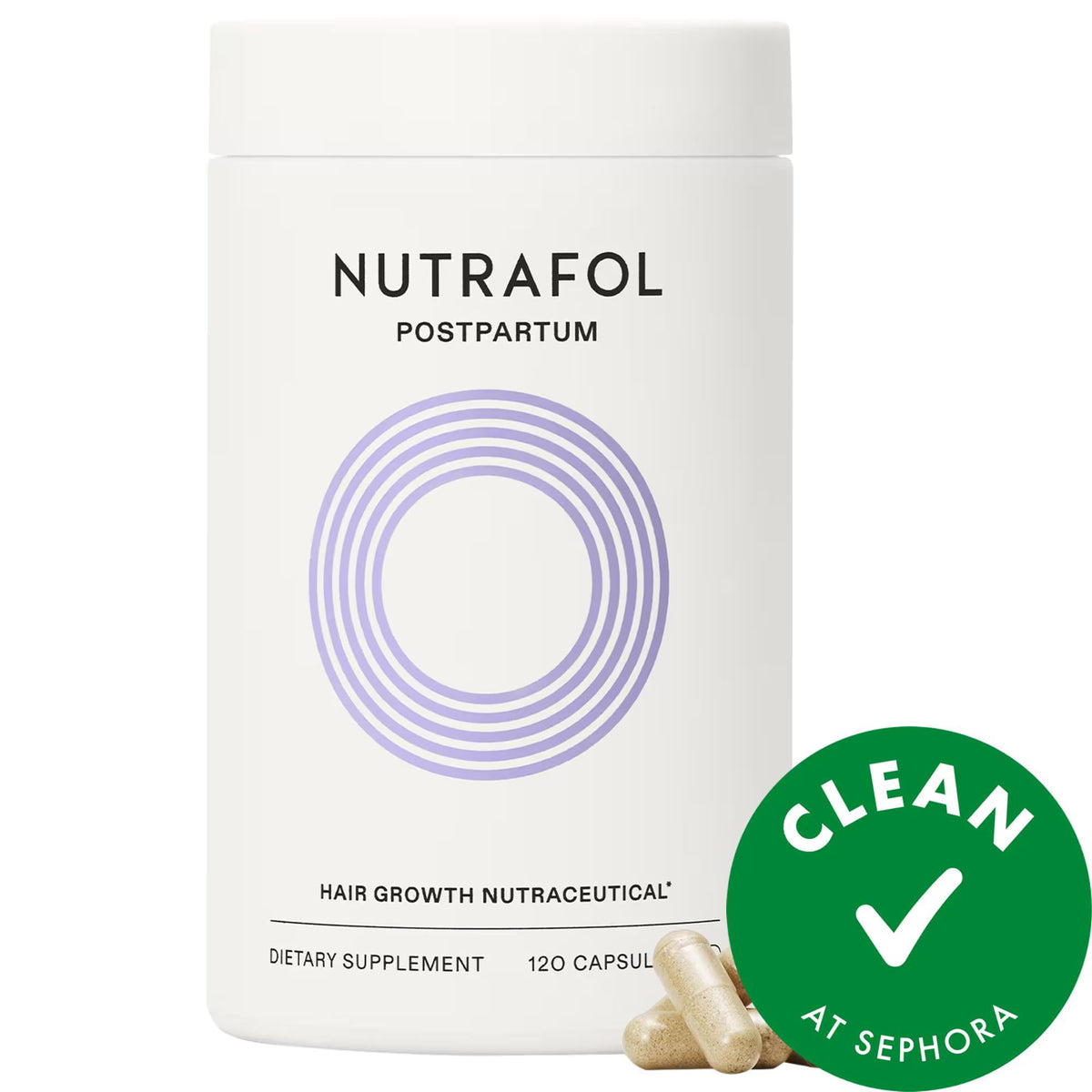 Nutrafol Postpartum Hair Growth Supplement - OBGYN-Formulated, Clinically Tested, Breastfeeding-Friendly Hair Thinning Solution for Women